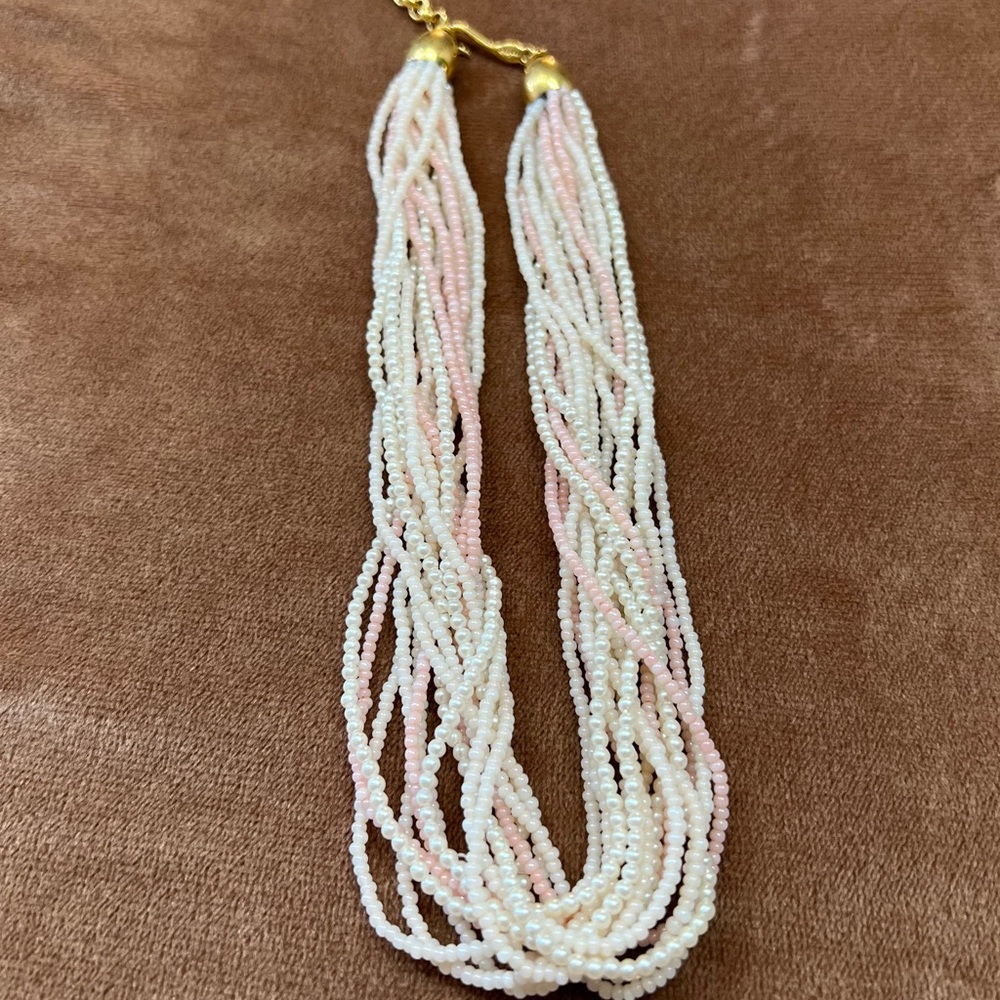 Vintage Multi-strand beaded necklace